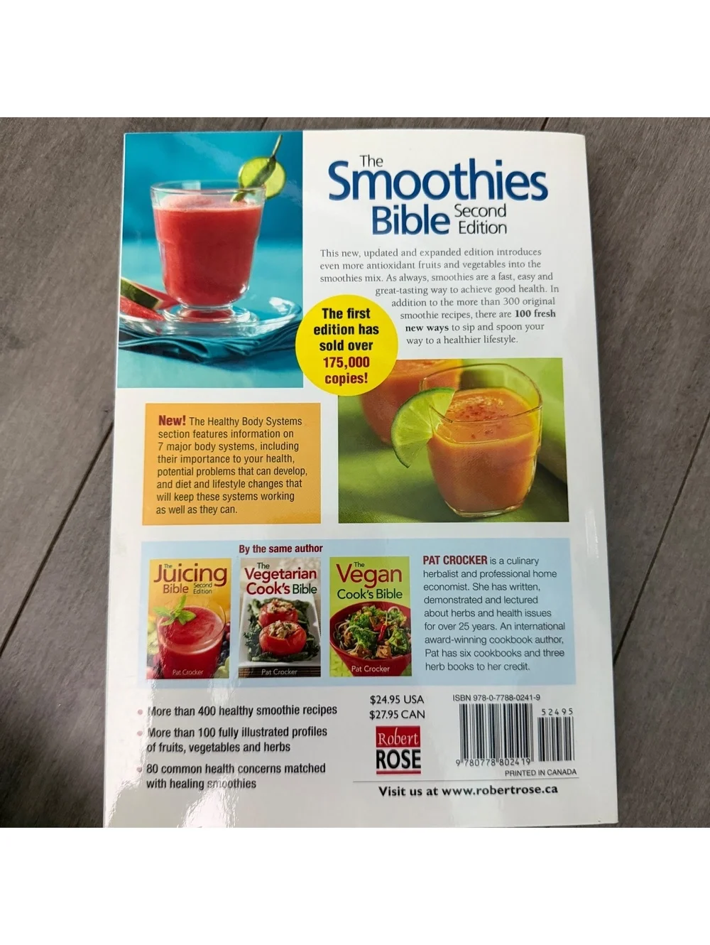 The Smoothies Bible Second Edition by Pat Crocker - Cookbook